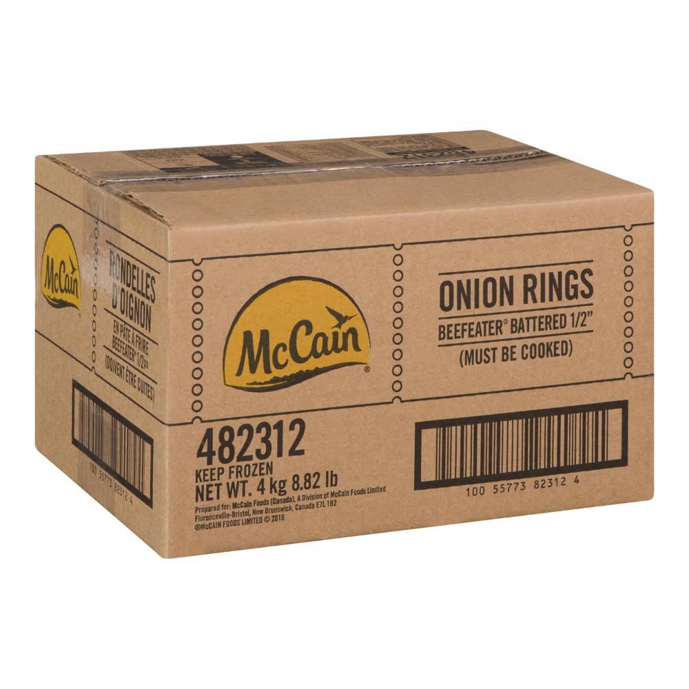 Mccain Rondelles D'oignon Panées Beefeater 1/2 Po, 4 Kg