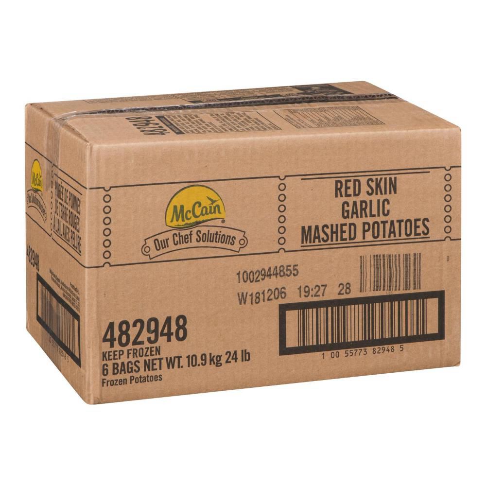 Mccain Purée De Pommes De Terre À L'ail Rouge, 1,81 Kg -- 6 Par Caisse