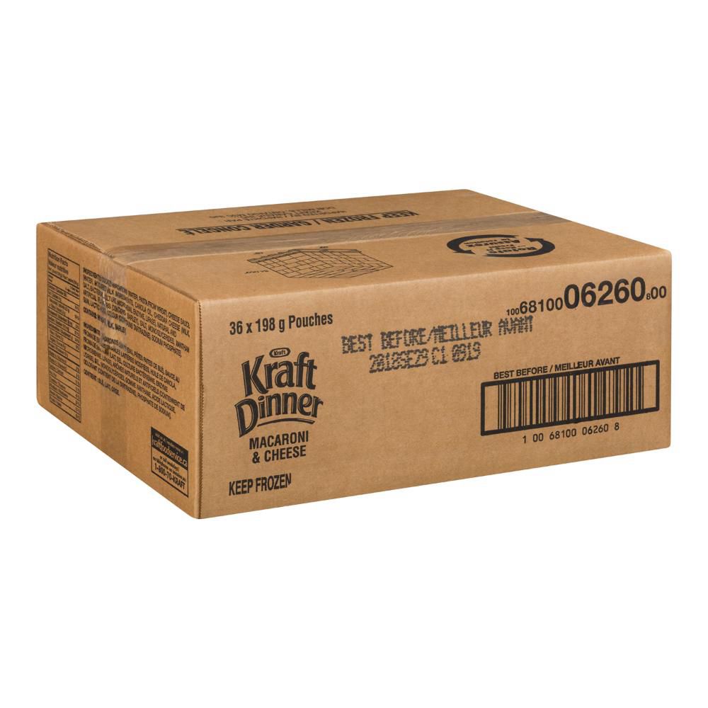 Kraft Macaroni Au Fromage, 190 G -- 36 Par Boîte