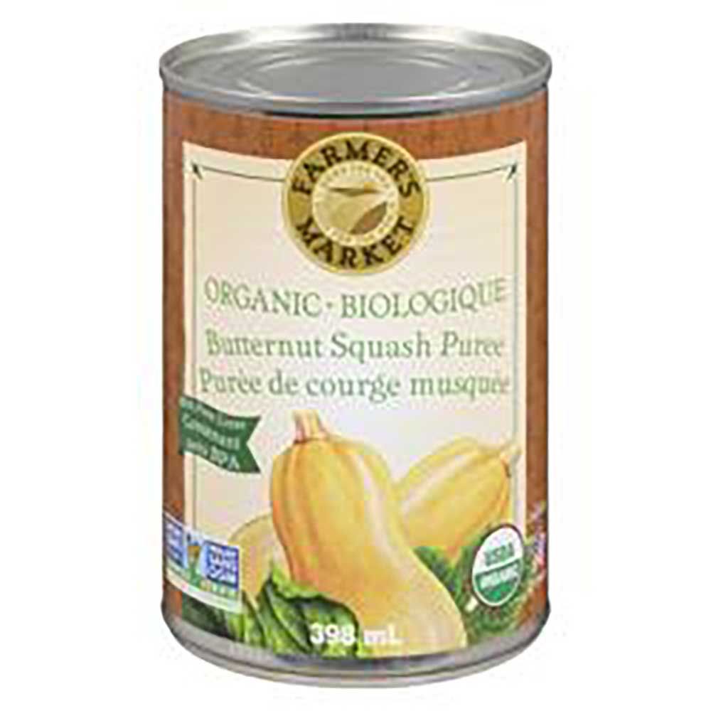 Farmer's Market Purée De Courge Musquée Biologique, 398 Ml -- 12 Par Boîte