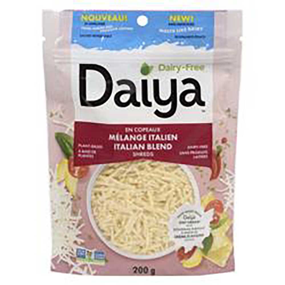 Daiya Mélange De 4 Saveurs De Fromage Italien Râpé Pour Planche À Découper, 200 G -- 12 Par Boîte