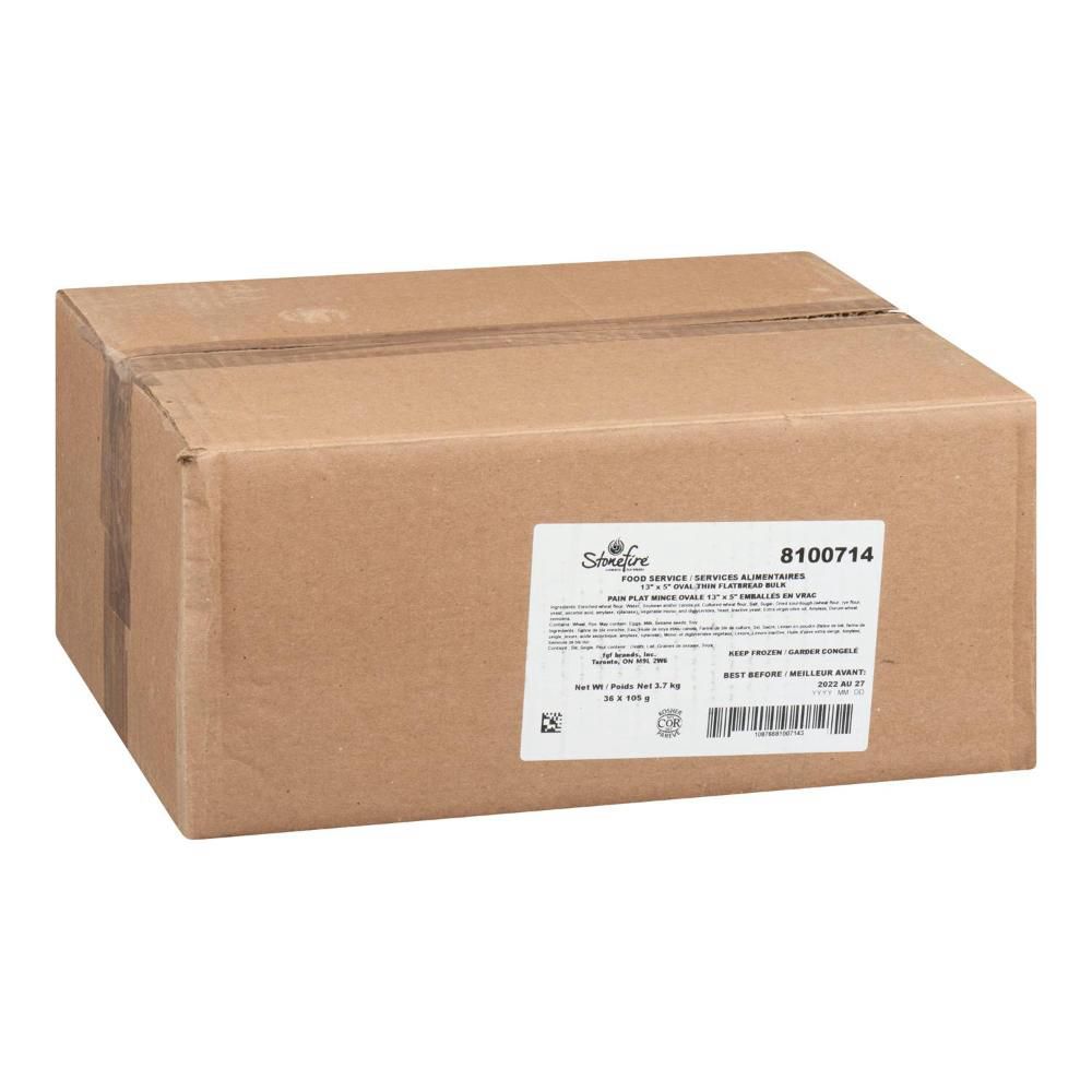 Stonefire 13 X 5 In Thin Oval Flatbread, 105 G -- 36 Per Case