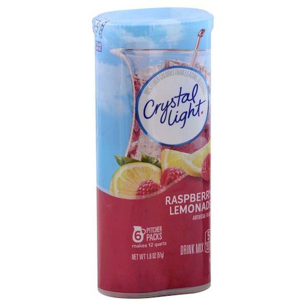 Crystal Light Raspberry Lemonade Drink Mix, 1.8 Ounce -- 12 Per Case