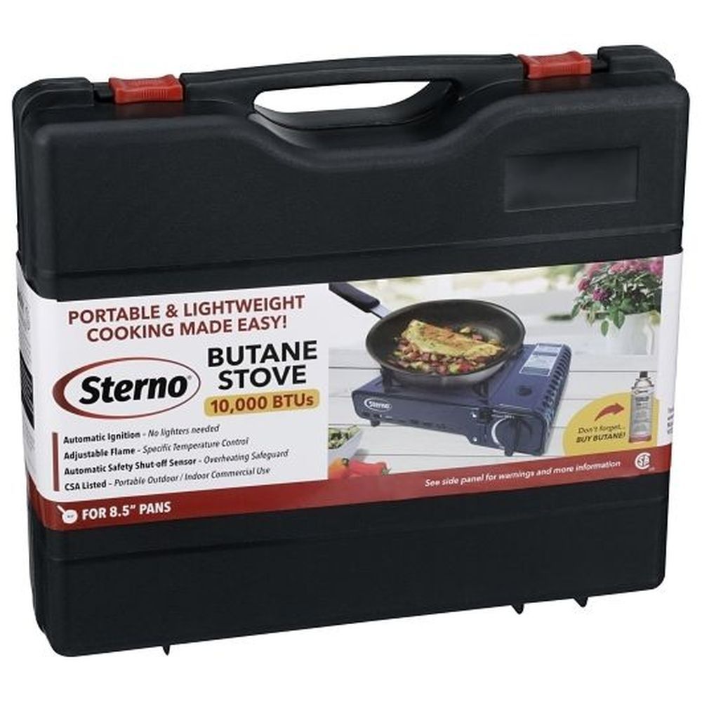 Sterno 10000 Btu Butane Stove And Carrying Case