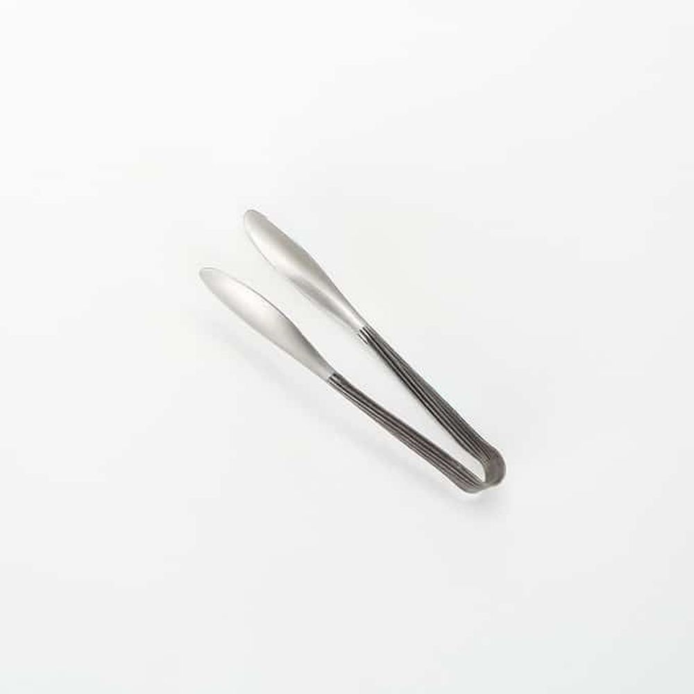 American Metalcraft Stainless Steel Hammered Wavy Aged Serving Tong, 6 Inch Length