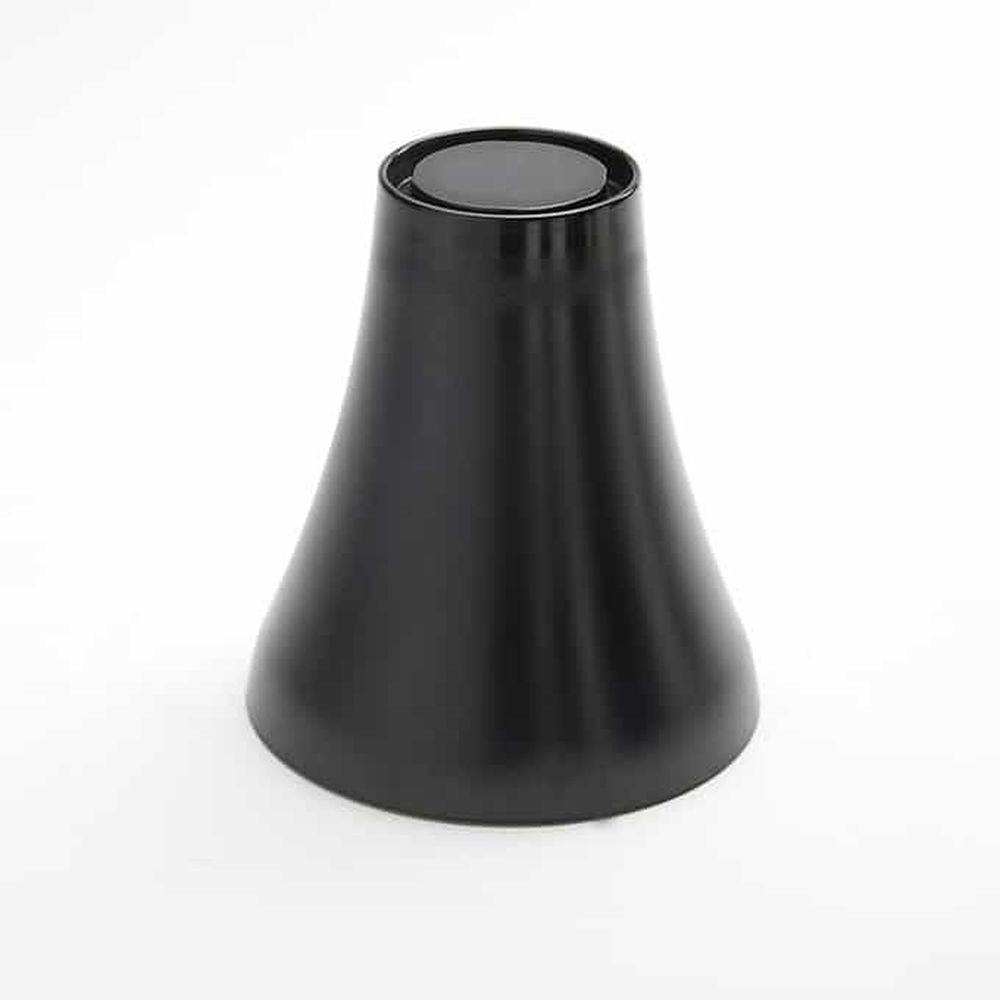 American Metalcraft Lift Collection Black Melamine Pedestal, 6-1/2 Inch Dia. X 7 1/8 Inch Height