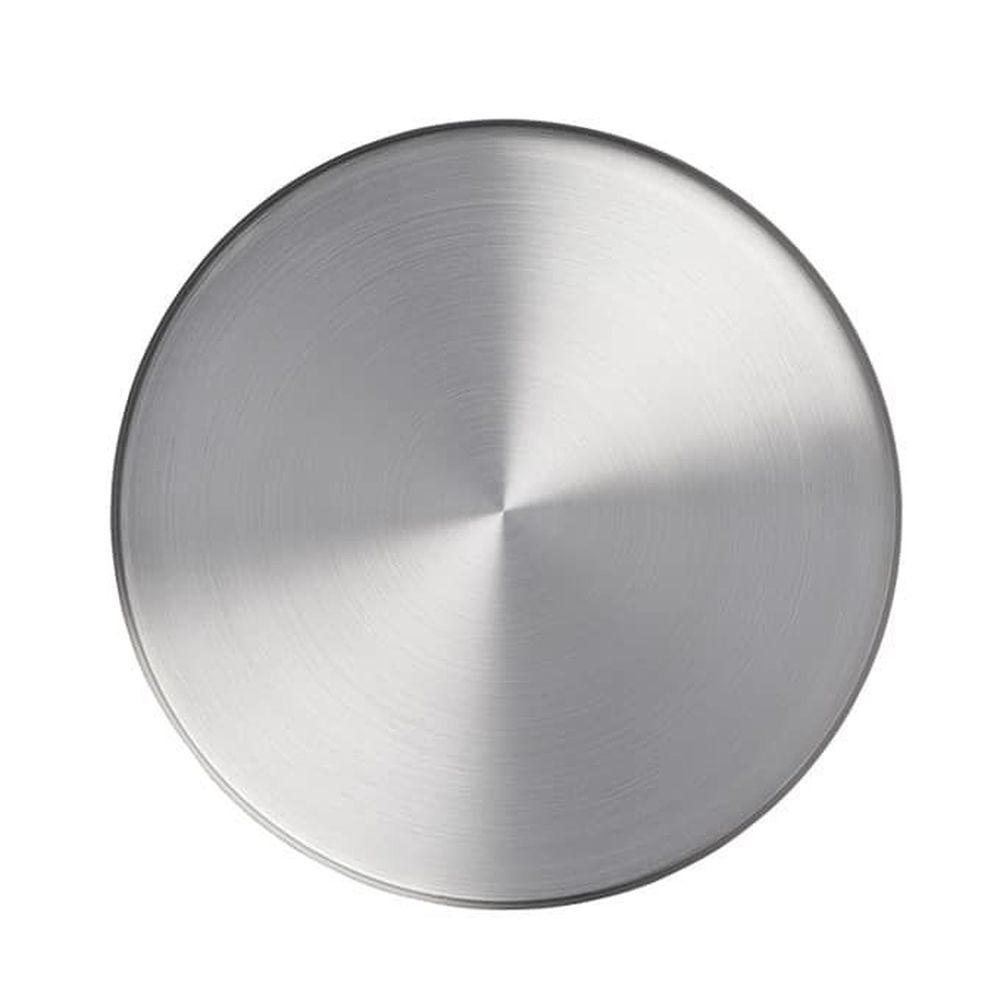 American Metalcraft Unity Collection Stainless Steel Satin Finish Plate, 11 Inch Dia. X 1/2 Inch Height