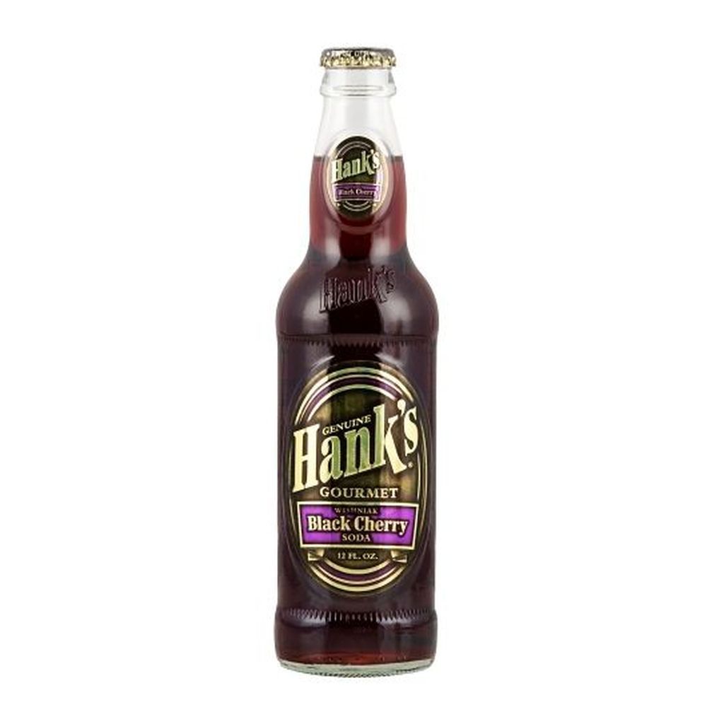 Hank's Gourmet Black Cherry Soda, 12 Fluid Ounce -- 24 Per Case
