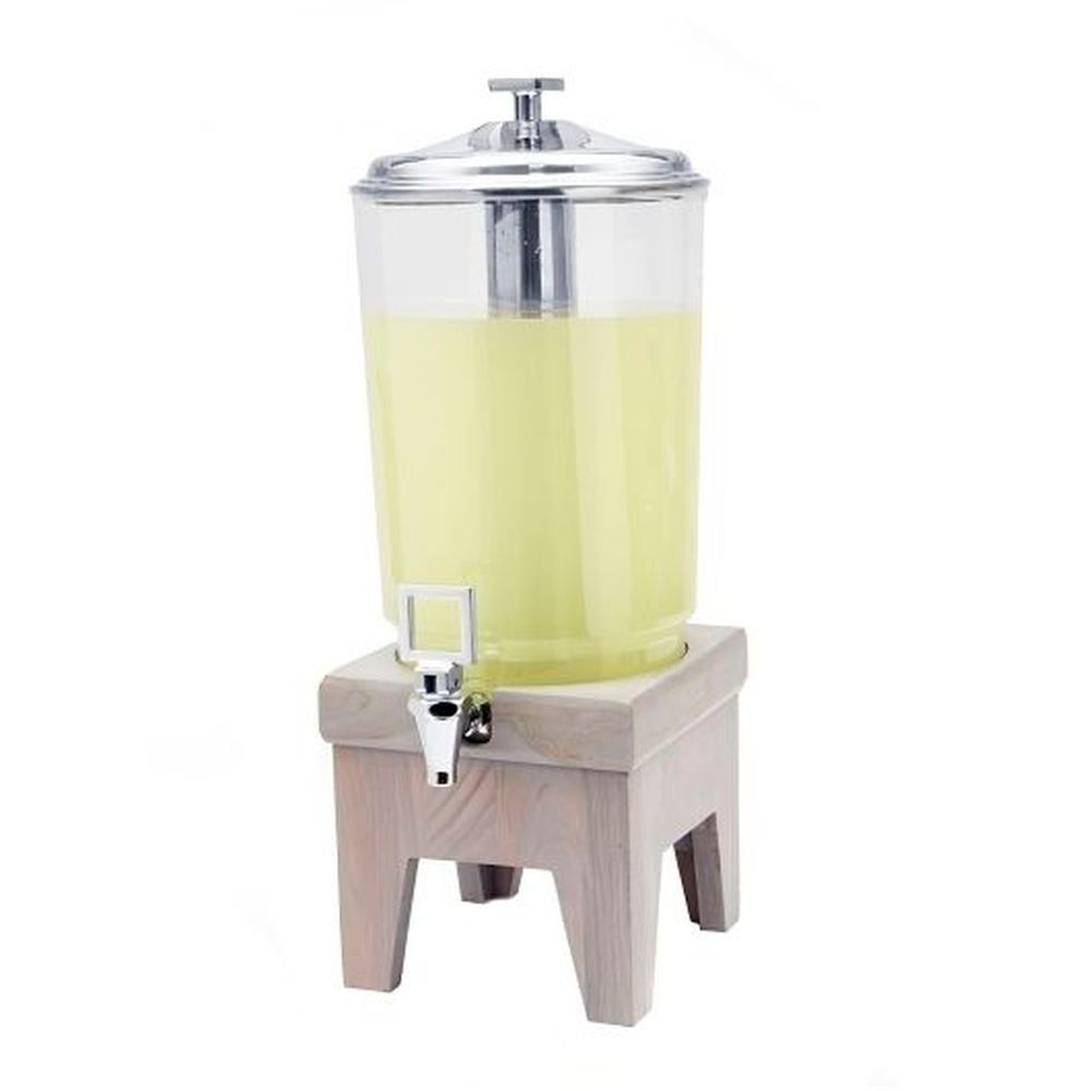 Dw Haber Grey Wash Teak Wood Base Juicer, 3.0 Gallon Capacity