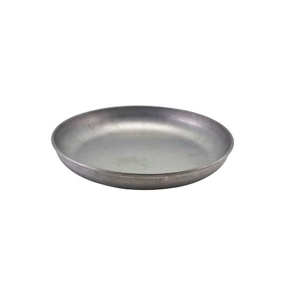 Genware Vintage 18/0 Stainless Steel 10.25 Inch Coupe Plate, 12 Count