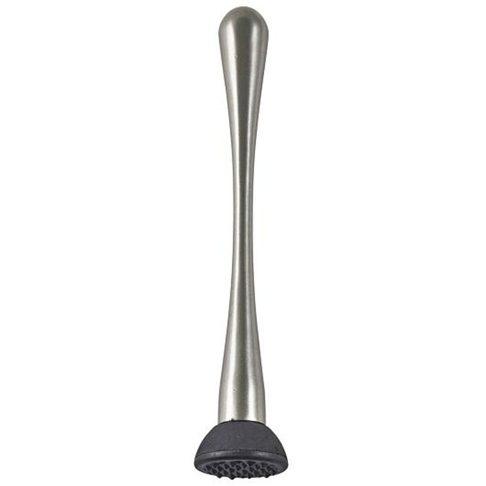 Genware Vintage 9 X 0.625 Inch Steel Muddler, 12 Count