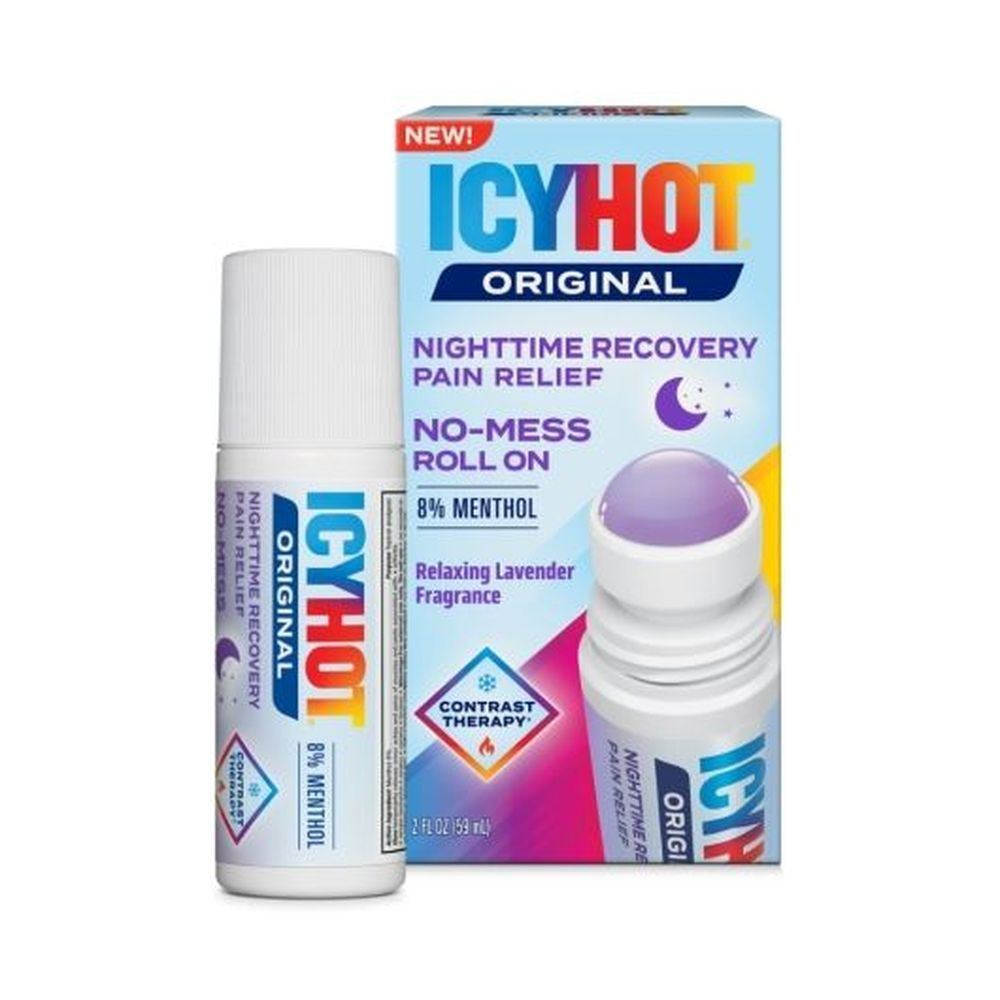 Icy Hot Original Nighttime Recovery Pain Relief No-mess Applicator Roll-on, 2 Fluid Ounce -- 24 Per Case