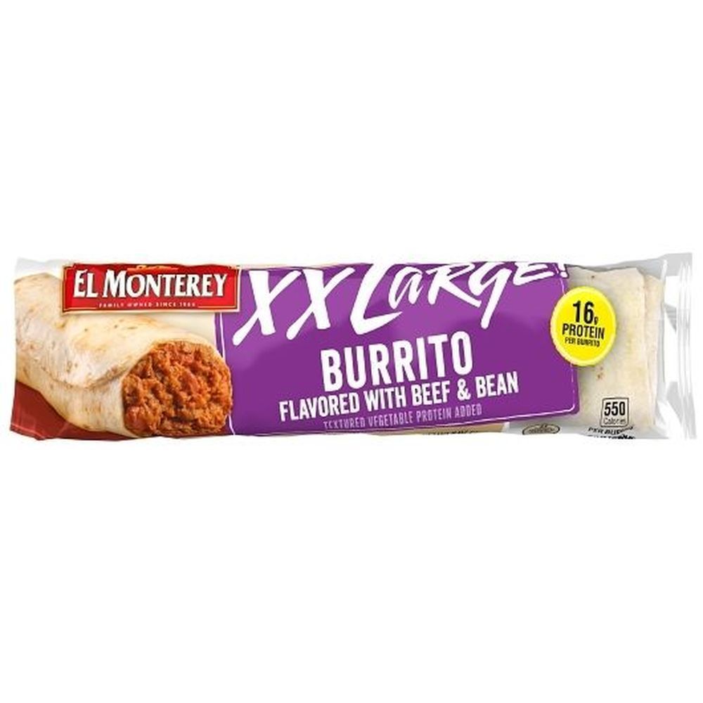 El Monterey Xx Large Beef And Bean Burrito, 9.5 Ounce -- 12 Per Case