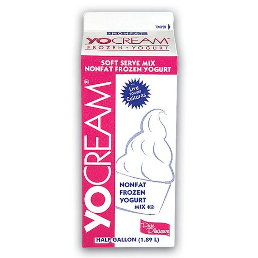 Yocream Yogurt Mix, Country Vanilla Nonfat Soft Serve, 64 Ounce -- 6 Per Case