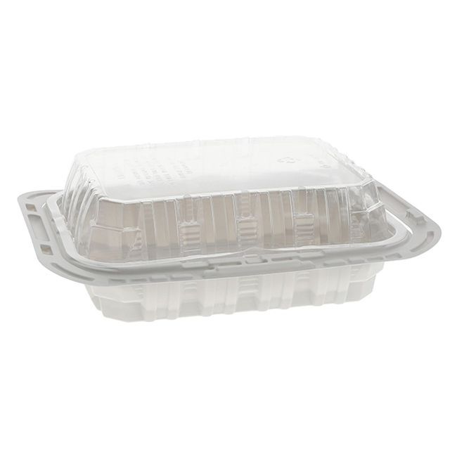 Pactiv Mealmaster Petit Ensemble De 4 Pièces Avec Base En Pp Et Couvercle En Polypropylène Avec Poignée, 9,5 X 8 X 3 Po -- 100 Par Caisse