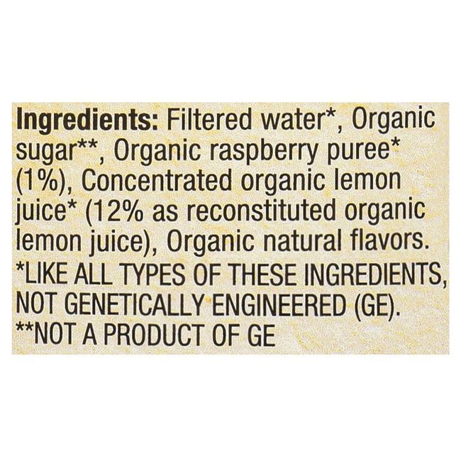 Santa Cruz Organic Limonade À La Framboise, 946 Ml -- 12 Par Caisse