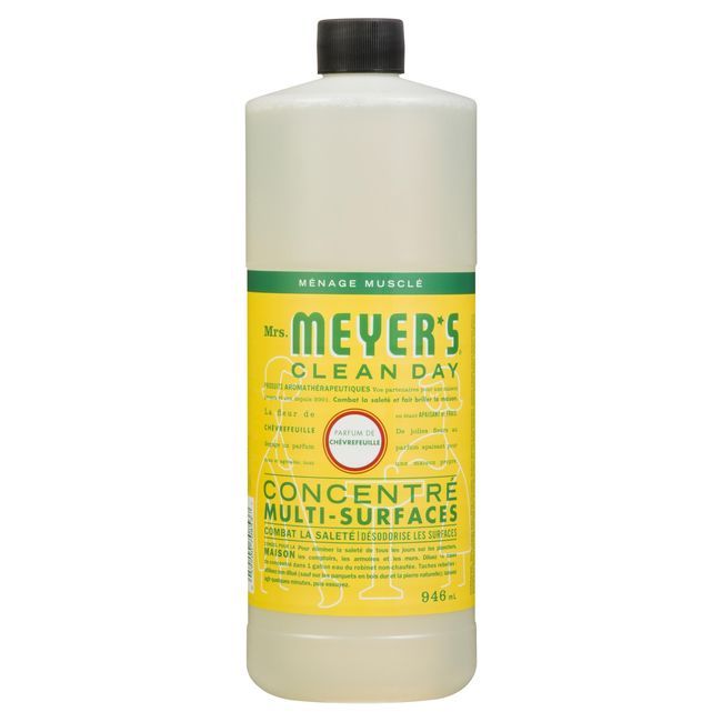 Mrs. Meyer's Clean Day Nettoyant Multi-surfaces Concentré Au Chèvrefeuille, 946 Ml -- 6 Par Boîte