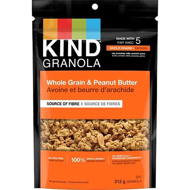 Kind Snacks Peanut Butter Whole Grain Cluster, 312 G -- 6 Per Case