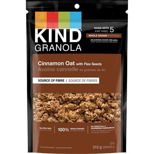 Kind Snacks Cinnamon Oat Clusters With Flax Seeds, 312 G -- 6 Per Case