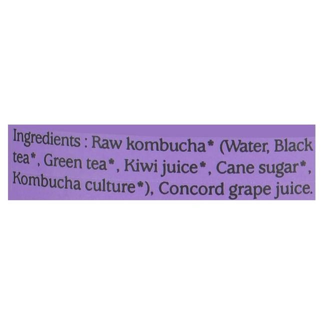 Gt's Synergy Kombucha Au Raisin Divin Biologique, 480 Ml -- 12 Par Boîte