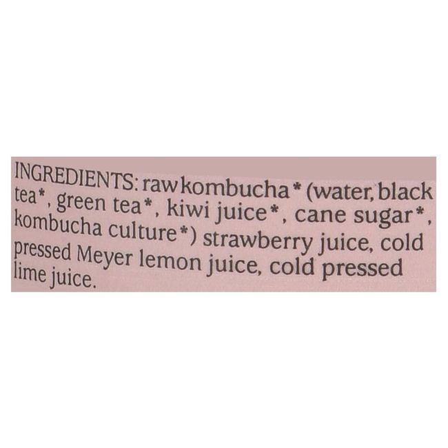 Gt's Synergy Kombucha À La Limonade Aux Fraises, 480 Ml -- 12 Par Caisse