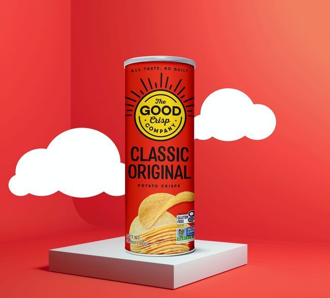The Good Crisp Company Chips De Pommes De Terre À Saveur Originale, 160 G -- 8 Par Boîte