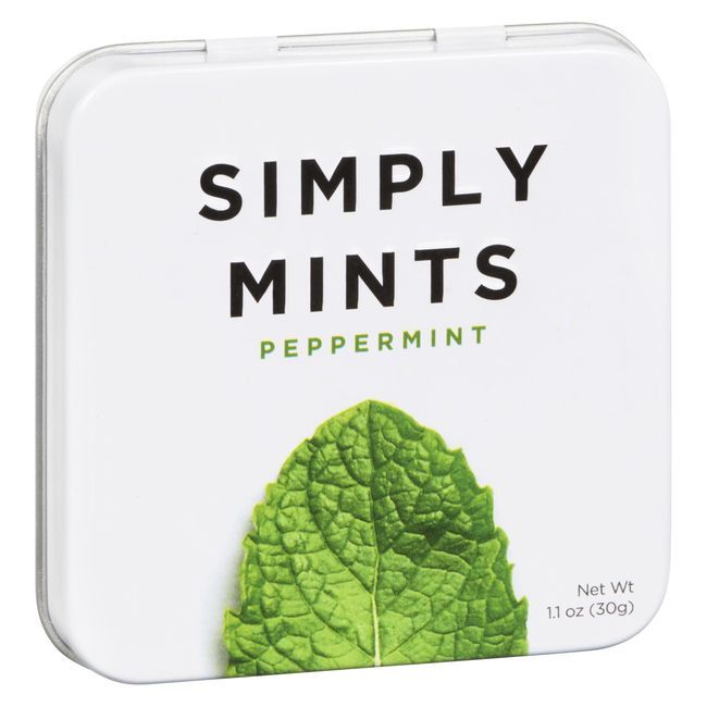 Simply Gum Natural Peppermint Chewing Gum, 30 G -- 6 Per Case