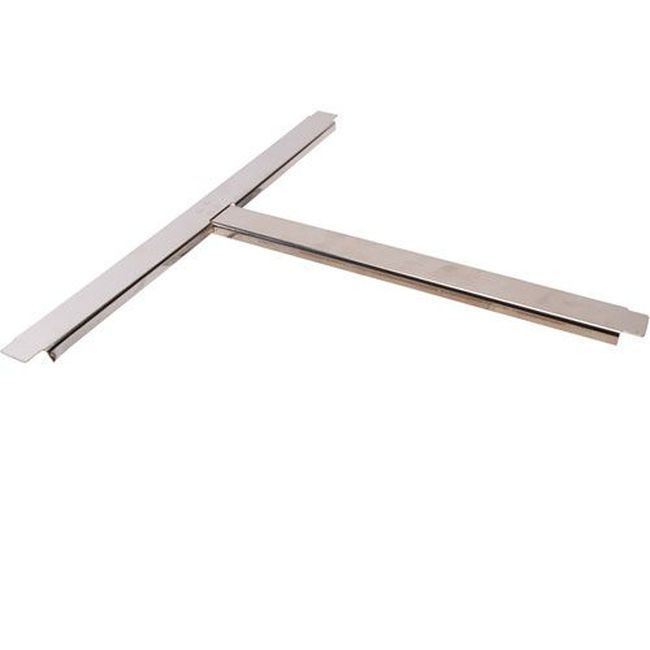 Vollrath 56680 Adaptateur De Casserole En Acier Inoxydable En Forme De T Pour Table À Vapeur, 12,75 X 10,75 X 0,312 Po