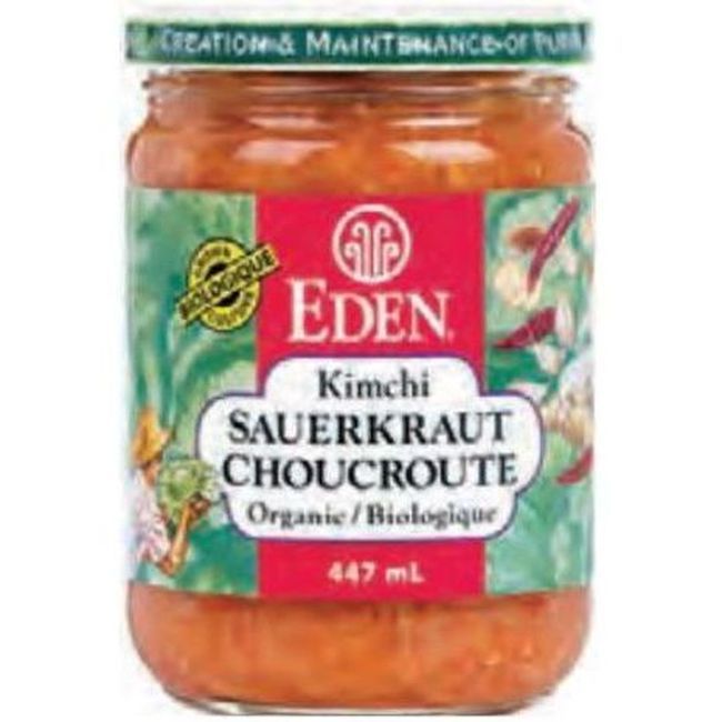 Eden Choucroute Au Kimchi, 447 Ml -- 12 Par Boîte