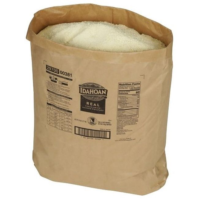 Idahoan Purée De Pommes De Terre Classique Crémeuse, 39 Lb