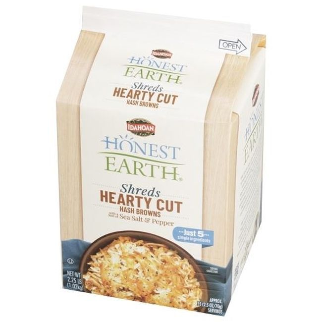 Honest Earth Galettes De Pommes De Terre Rissolées Généreuses Avec Sel De Mer Et Poivre, 6 Unités