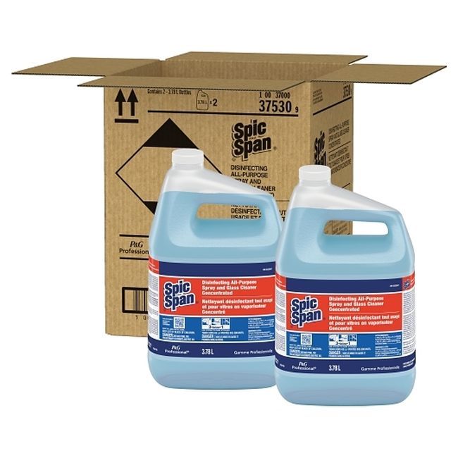 Spic And Span Nettoyant Désinfectant Pour Vitres Tout Usage, 3,78 L -- 2 Par Boîte