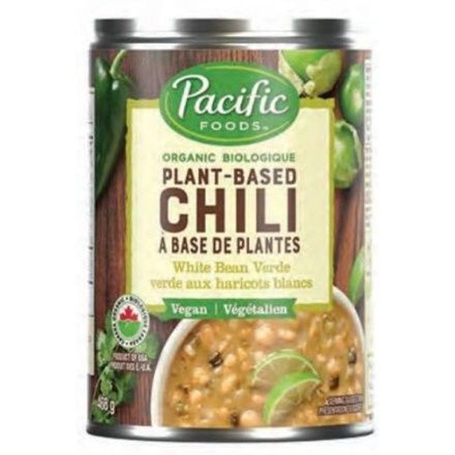 Pacific Foods Soupe Chili Verde Aux Haricots Blancs Biologiques, 468 G -- 12 Par Boîte