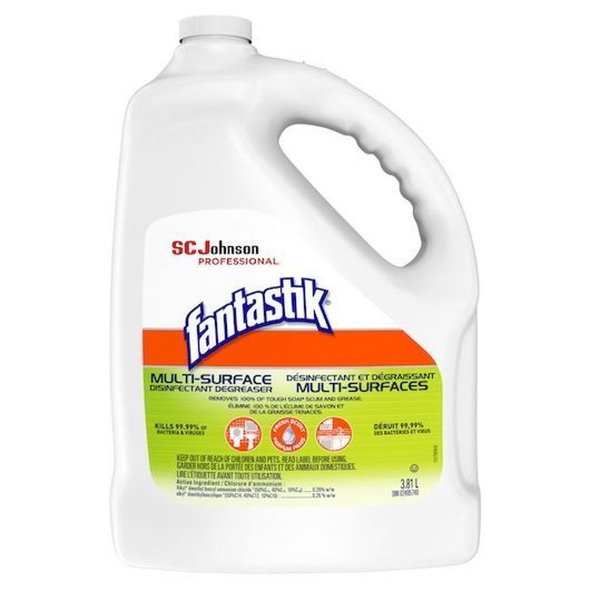 Fantastik Dégraissant Désinfectant Multi-surfaces, 3,8 L -- 4 Par Boîte