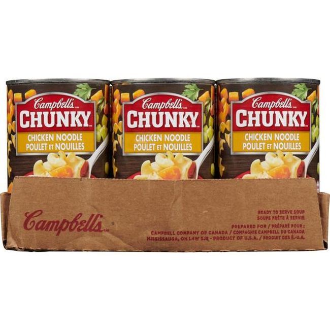 Campbell's Soupe Épaisse Au Poulet Et Aux Nouilles, 515 Ml -- 12 Par Boîte