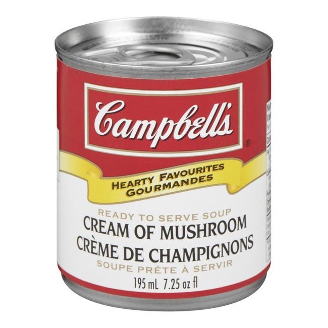 Campbell's Soupe Crémeuse Aux Champignons Prête À Servir, 195 Ml -- 24 Par Boîte
