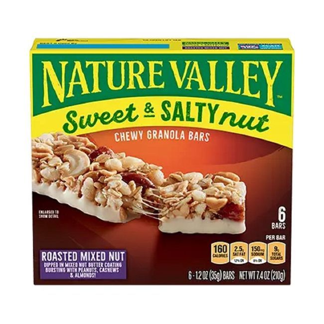 Nature Valley Sweet And Salty Nut Blend Bar, 210 G -- 12 Per Case