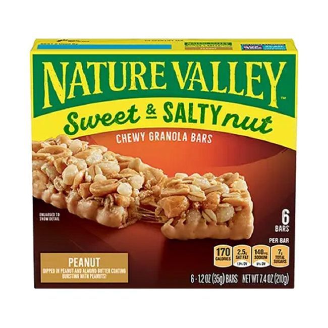 Nature Valley Sweet And Salty Peanut Granola Bar, 210 G -- 12 Per Case