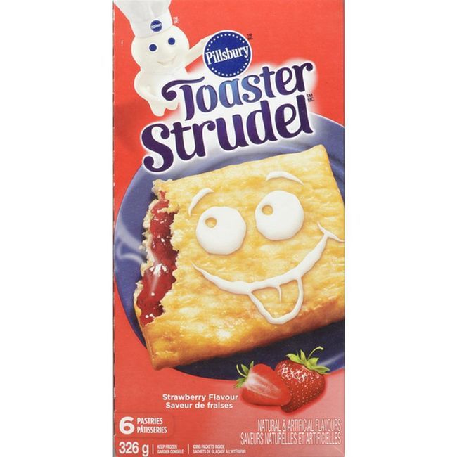 Pillsbury Strudel Danois Aux Fraises, 326 G -- 12 Par Boîte