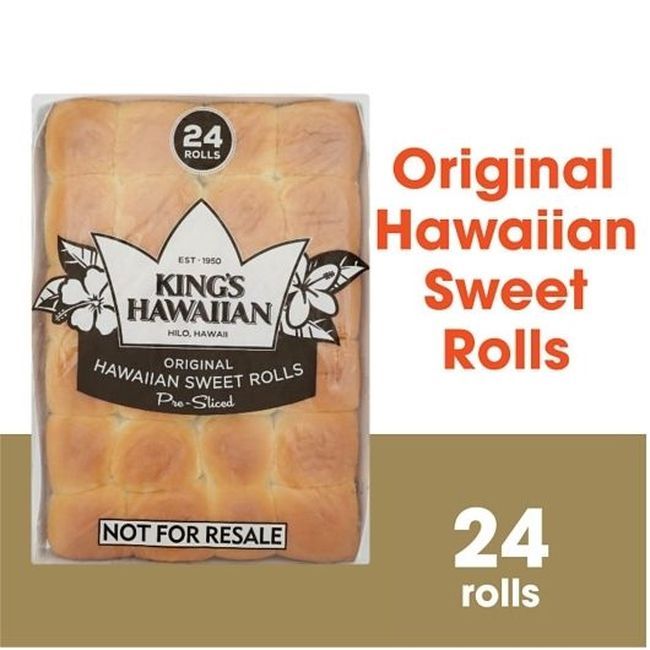 King's Hawaiian Original Sliced Sweet Roll, 680.39 G -- 10 Per Case