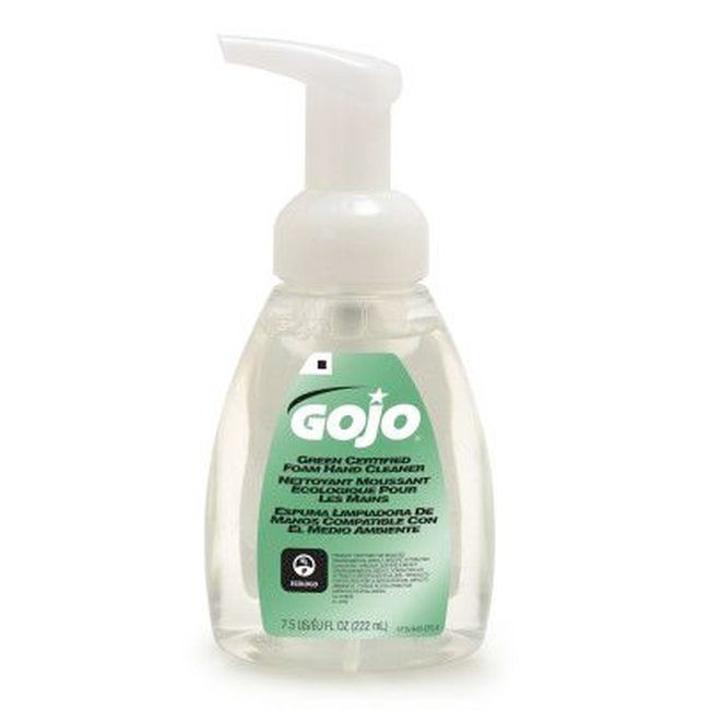 Gojo Nettoyant Pour Les Mains En Mousse Certifié Vert, 7,5 Oz -- 6 Par Boîte