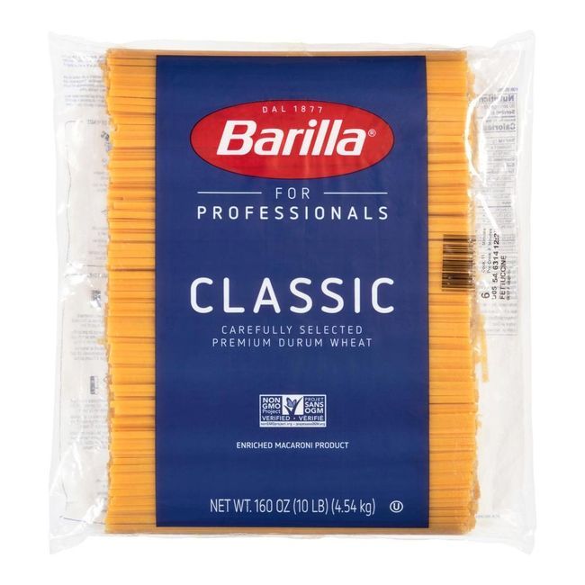 Barilla Pâtes Fettuccini Numéro 6, 4,54 Kg -- 2 Par Caisse