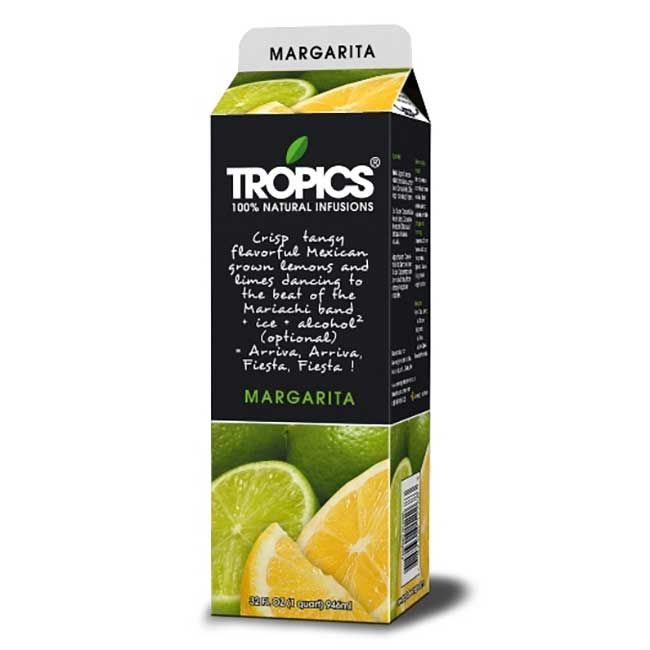 Tropics Mélange Pour Boisson Margarita, 32 Oz -- 12 Par Boîte