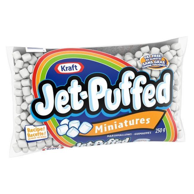 Jet-puffed Mini Guimauves Blanches, 250 G -- 24 Par Boîte