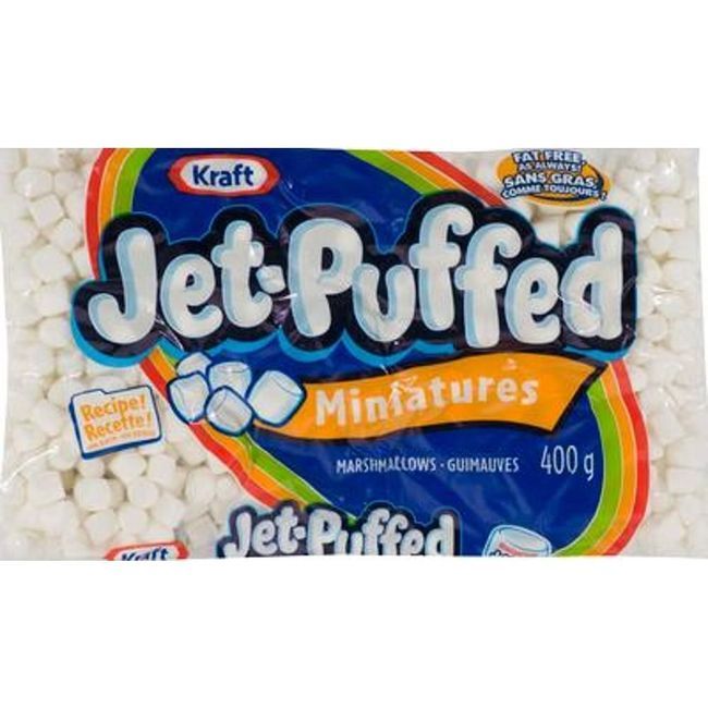 Jet-puffed Mini Guimauves Blanches, 400 G -- 12 Par Boîte