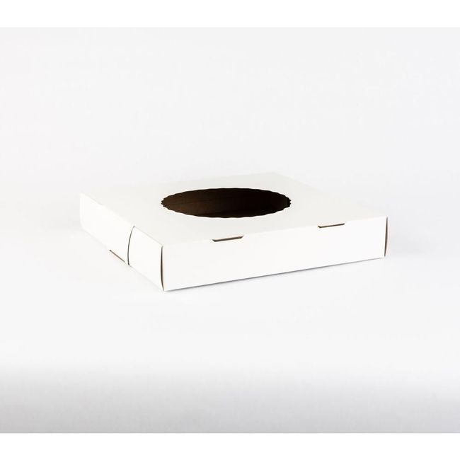 Graphic Packaging Paperboard Glued Pie Box, 10 X 10 X 1.75 In -- 125 Per Case