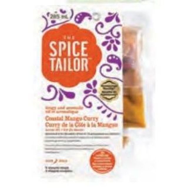 The Spice Tailor Kit De Curry À La Mangue Côtière, 285 Ml -- 5 Par Boîte