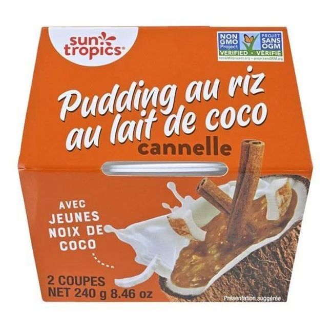 Sun Tropics Cinnamon Coconut Milk Rice Pudding, 120 G -- 6 Per Case