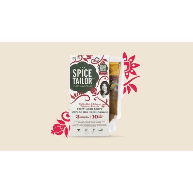 The Spice Tailor Kit De Curry Épicé De Goa, 285 Ml -- 5 Par Boîte