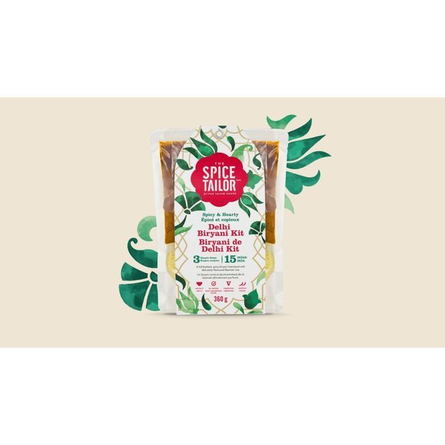 The Spice Tailor Kit Biryani Delhi, 360 G -- 5 Par Boîte
